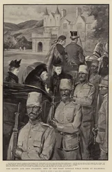 Die Königin und ihre Soldaten, Männer der westafrikanischen Feldtruppe in Balmoral