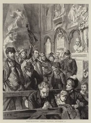 Westminster Abbey, Sonntag, 23. Oktober