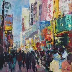 Geschäftiger Tag, Tokio