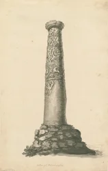 Wolverhampton - Sächsische Säule im Kirchhof von St. Peter