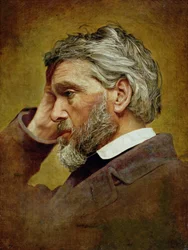 Porträt von Thomas Carlyle (1795-1881) 1866
