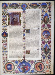 Prolog, aus dem ersten Band der Bibel von Borso d