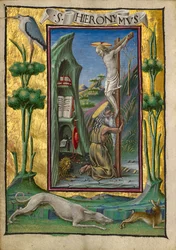 Sankt Hieronymus in der Wüste