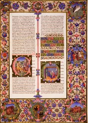 Das Buch Tobias, aus Band I der Bibel von Borso d
