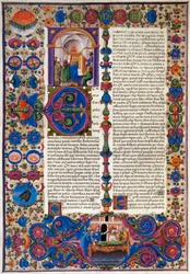 Das Buch Exodus, aus dem ersten Band der Bibel von Borso d