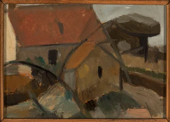 Haus mit rotem Dach