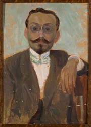 Porträt des Bildhauers Bolesław Bałzukiewicz