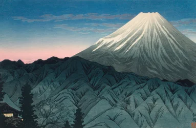 Der Fujisan von Hakone aus gesehen