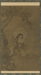 Fugen, Muromachi-Periode (Tinte & Farbe auf Seide)
