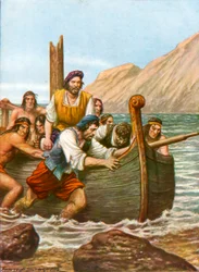 Abenteuerliche Reise von Diego Mendes und Bartolomeo Fieschi