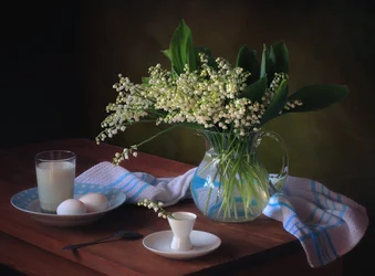 Morgenlilien Stillleben