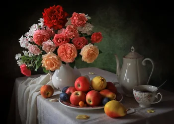 Rosen Obst Teestunde