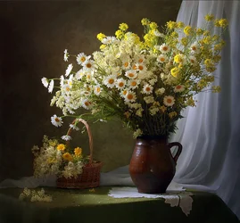 Rustikale Sommerwildblumen