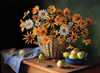 Lebendiges Herbst Stillleben
