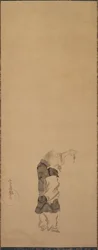 Kenshu, Mönch mit Garnele, ca. 1600-1640