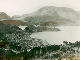 Ashinoko-See in Hakone um 1900 - 1915