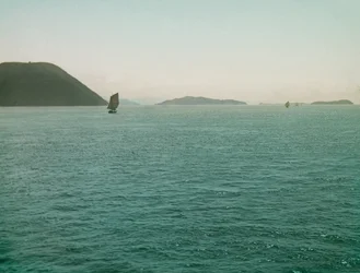 Das Seto-Binnenmeer in Japan, um 1900 - 1915