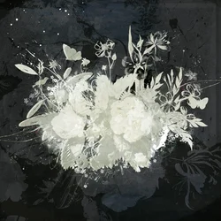 Florale Silhouette