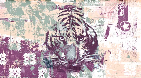 Tigerabstraktion