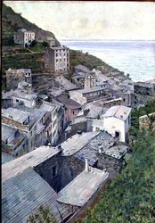 Dächer in Riomaggiore
