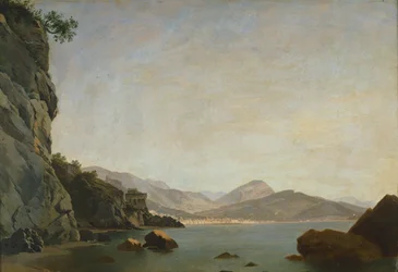 Blick auf den Golf von Salerno