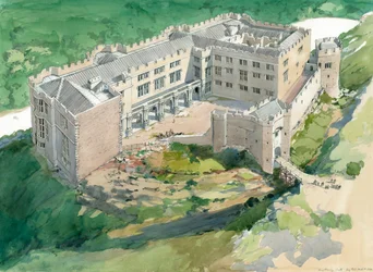 Berry Pomeroy Castle, frühes 17. Jahrhundert, ca. 1990-2010