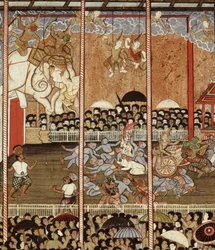 Eine Ramakien-Aufführung