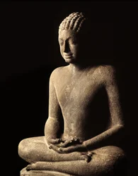 Meditierender Buddha, Davaravati-Periode