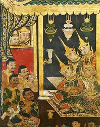 Wiharn Laikarn, Episode aus Jataka Sang Thong
