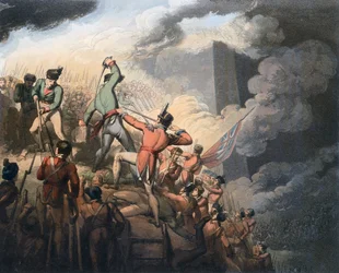 Schlacht von Badajoz, Spanien, 6. April 1812