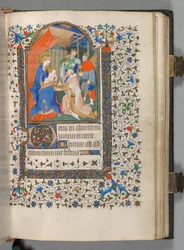 Stundenbuch (Gebrauch von Paris): Fol. 67r, Anbetung der Könige