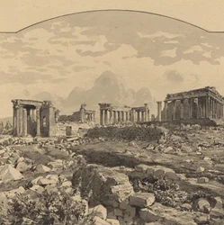Das Parthenon von Osten, 1890