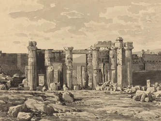 Das Propylaeum von Osten