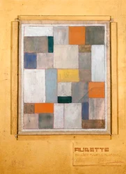 Aubette, Entwurf für die Bühne, für Le Plafond, 1926