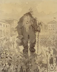 Der große Troll auf Karl Johan