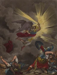 Engel des Herrn tötet die Assyrer