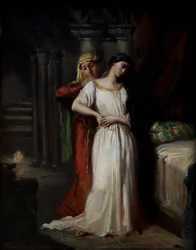 Desdemona zieht sich ins Bett zurück
