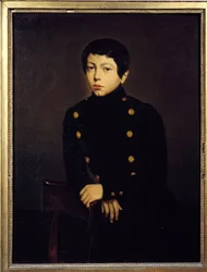 Porträt von Ernest Chasseriau, Schüler der Marineschule von Brest, Bruder des Künstlers