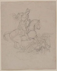 Sankt Georg und der Drache, 1816–17