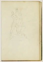 Gruppe von drei Figuren