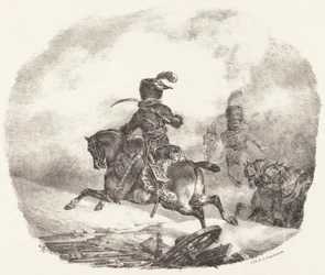 Leichter Artillerieoffizier der kaiserlichen Garde