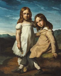 Porträt von Alfred und Elisabeth Dedreux, ca. 1818