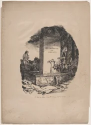 Tränke, Titelseite von "Studien von Pferden" (Etudes de Chevaux)