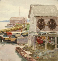Häute trocknen, Sitka
