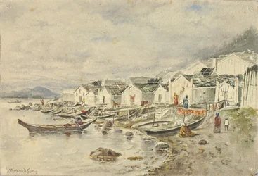 Das Ranch Native Village, Sitka, 1884
