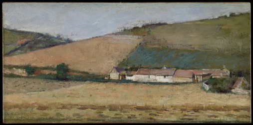 Ein Bauernhof in den Hügeln, Giverny, ca. 1887