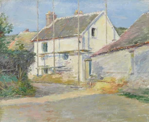 Haus mit Gerüst, Giverny