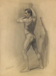 Studie der männlichen Figur, 1875