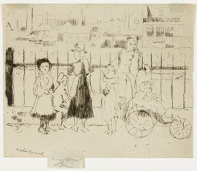 Ereignisse über den Geländern, Chelsea Embankment