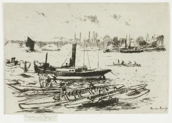 Das Dampfschiff, Chelsea Embankment